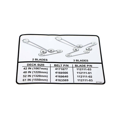 Наклейка на ремень Bobcat, 4171663