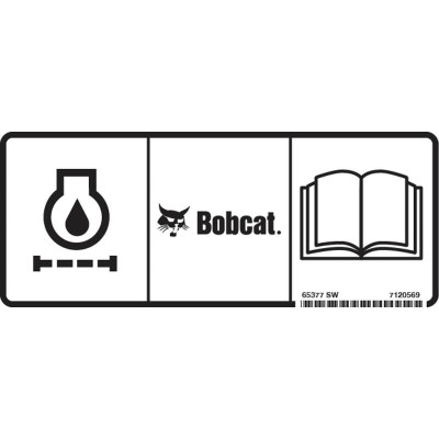 Наклейка на фильтр Bobcat, 7120569