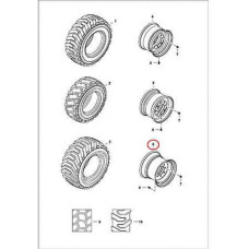 6732847 Диск колесный Bobcat