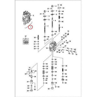 7222720 Гидрораспределитель Bobcat