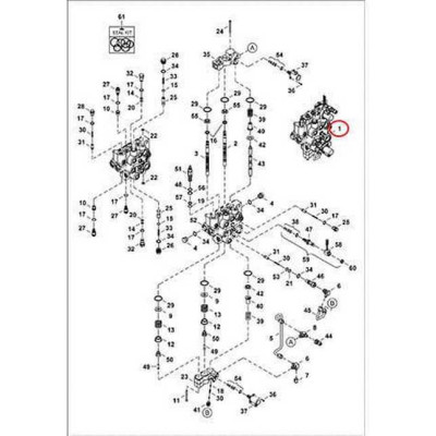 7297074 Гидрораспределитель Bobcat