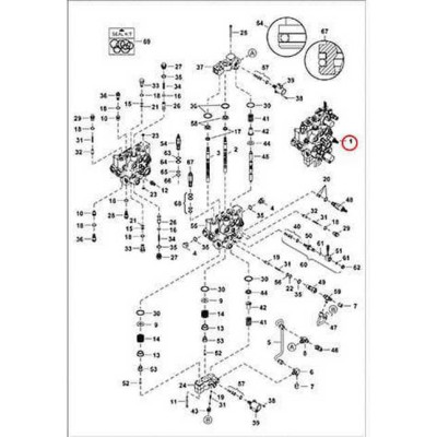 7297081 Гидрораспределитель Bobcat