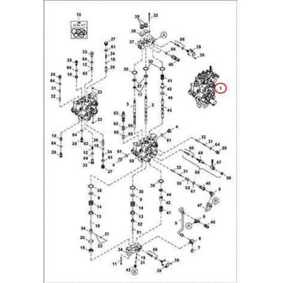 7297075 Гидрораспределитель Bobcat