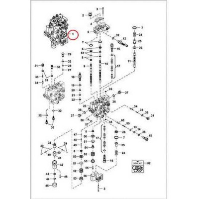 7184231 Гидрораспределитель Bobcat