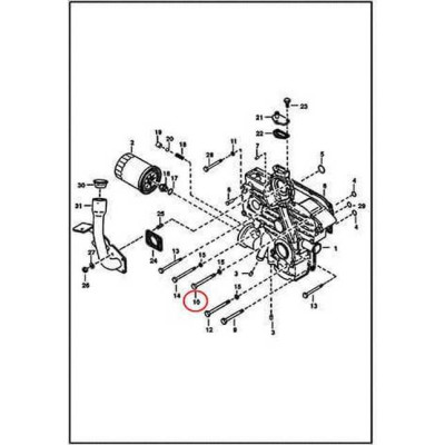 1CM870 Болт Bobcat