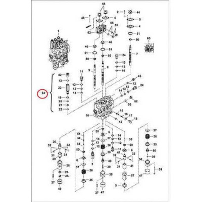 7013580 Гідроклапан г / р запобіжний Bobcat