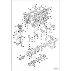 6698555 Вал коленчатый Bobcat