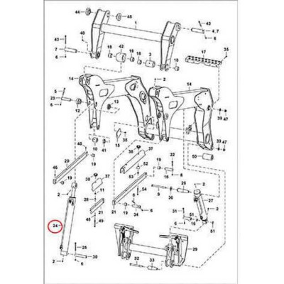 7106456 Гідроциліндр стріли Bobcat