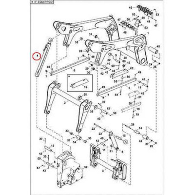 7203496 Гідроциліндр стріли Bobcat