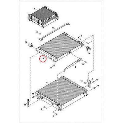 7009254 Калорифер Bobcat