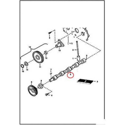6684791 Вал распределительный Bobcat