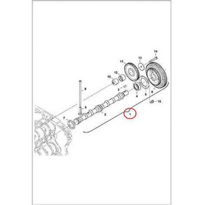 7000757 Вал распределительный Bobcat