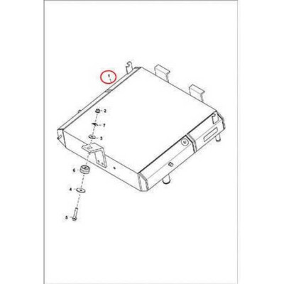 7274980 Калорифер водомасляный Bobcat