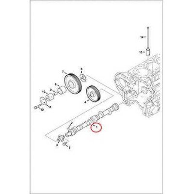 7017203 Вал распределительный Bobcat