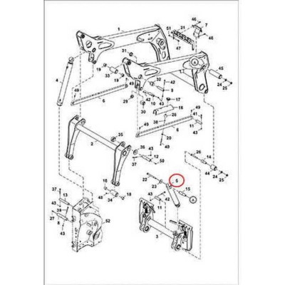 7338638 Гидроцилиндр траверсы Bobcat