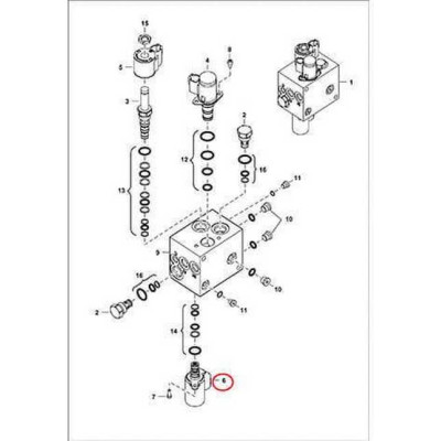 7010007 Катушка клапана хода Bobcat