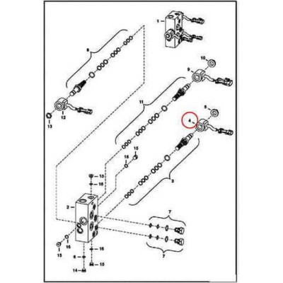 6676243 Катушка клапана ходу Bobcat