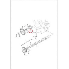 7023925 Вал шестерни промежуточной Bobcat