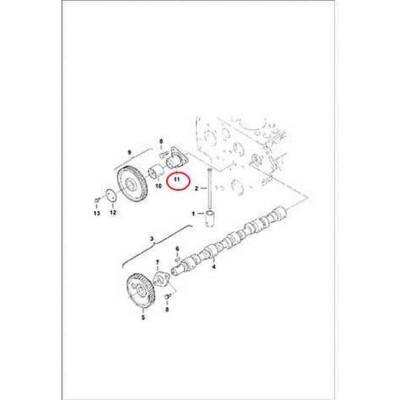 7023925 Вал шестерни промежуточной Bobcat