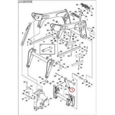 7235736 Гидроцилиндр траверсы, правый Bobcat