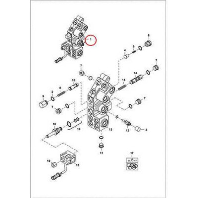 7011060 Клапан позиционирования ковша (BPV) Bobcat