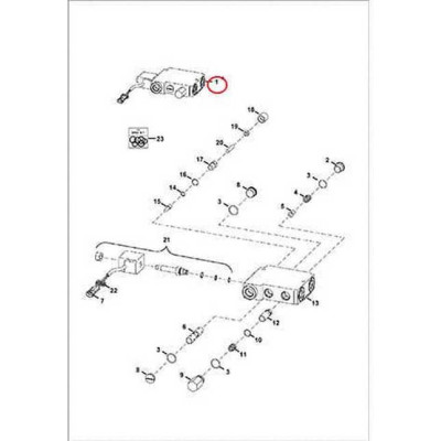 6673959 Клапан позиционирования ковша (BPV) Bobcat