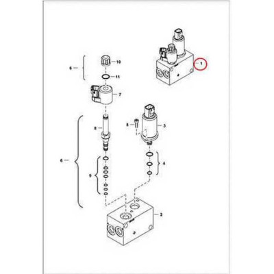 7231377 Клапан хода Bobcat