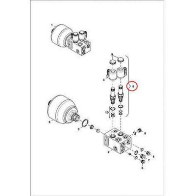7367545 Клапан електромагнітний гідроакумулятора (ARC) Bobcat