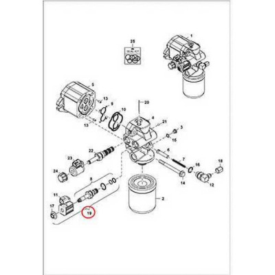7308659 Клапан электромагнитный Bobcat