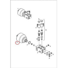 7355444 Колба гидроаккумулятора Bobcat