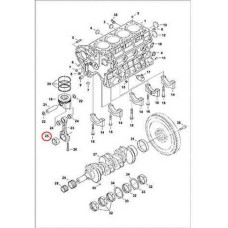 6680731 Вкладыши шатунные (комплект) Bobcat 6680731 Вкладыши шатунные (комплект) Bobcat