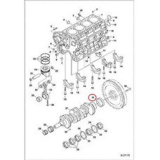 6680735 Втулка коленвала Bobcat