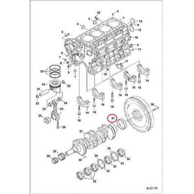 6680735 Втулка клонували Bobcat