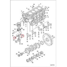 6680728 Втулка шатуна Bobcat 6680728 Втулка шатуна Bobcat