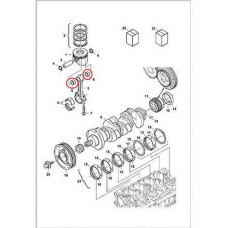7022430 Втулка шатуна Bobcat