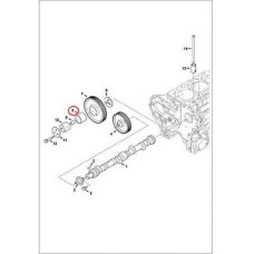 6680720 Втулка шестерни промежуточной Bobcat