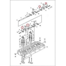 2DM8 Гайка коромысла Bobcat