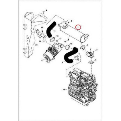 7181055 Глушитель Bobcat