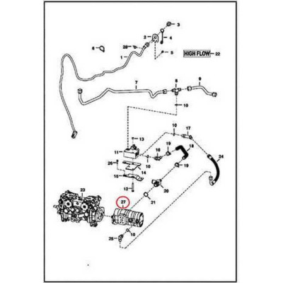 6686389 Насос шестеренный Bobcat