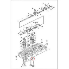 6680862 Клапан выпускной Bobcat 6680862 Клапан выпускной Bobcat