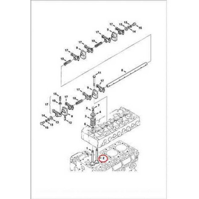 7245897 Клапан выпускной Bobcat