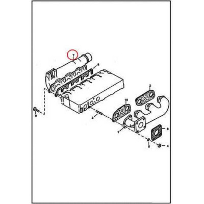 6655171 Коллектор впускной Bobcat