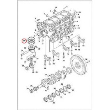 6692364 Кольца поршневые (комплект) Bobcat
