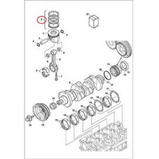 7000681 Кольца поршневые (комплект), +0,25 mm Bobcat