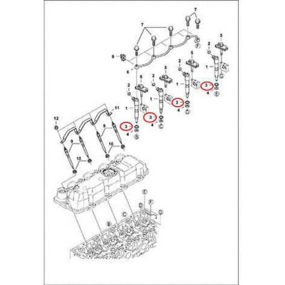7000619 Кольцо резиновое Bobcat