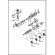 6655180 Кольцо стопорное поршневого пальца Bobcat 6655180 Кольцо стопорное поршневого пальца Bobcat