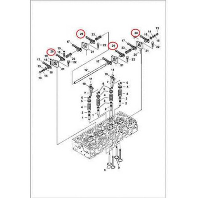 7008404 Коромисло в зборі Bobcat