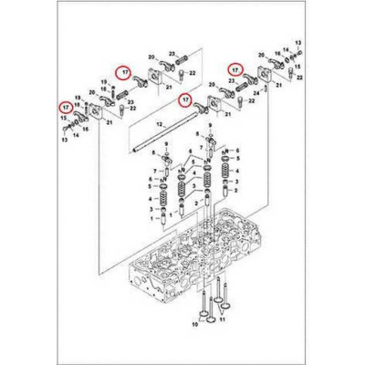 7000668 Коромысло впускного клапана Bobcat
