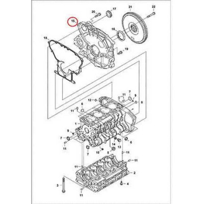 7008528 Корпус шестерень Bobcat