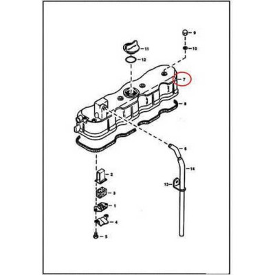 6655175 Крышка клапанная Bobcat